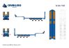 Semi Low Loader Blue with Ramps