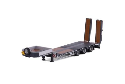 Semi Low Loader Grey with Ramps Semi Low Loader Grey with Ramps