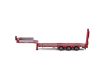 Semi Low Loader Red with Ramps