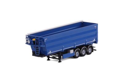 Schroot-kipper oplegger Blauw